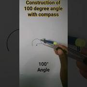 How To Construct 100 Degree Angle With Compass Shorts Viralshorts Yt Shorts RB Knowledge Explore