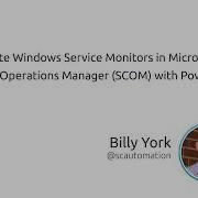 How To Create Windows Service Monitors In System Center Operations Manager With PowerShell