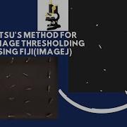 How Do You Do Thresholds In ImageJ Otsu Thresholding Image Binarization