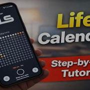 Life Calendar Setup On Android Phone
