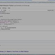 What Is A Math Module In Python And What Is Constants In Math Module In Python