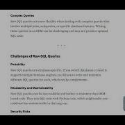 Raw SQL Queries In Python Performance Advantages Challenges And SQL Injection Prevention
