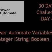 Power Automate Variables For Beginners Integer String Boolean Example In Detail DAY4 Challenge
