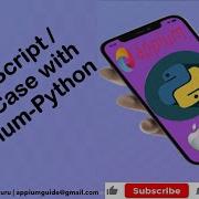 Appium Python Tutorial Part 22 First Script Test Case With Appium Python PyCharm