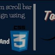 How To Create A Beautiful And Awesome Scroll Bar Create A Custom Scroll Bar Using HTML And CSS