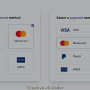 Design Payment Method System Using HTML And CSS Only With Free Source Code Creative JS Coder