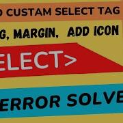 Create Custom Select Options With HTML And CSS How To Add Padding Icon Margin In Select Tag