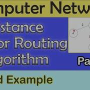 Distance Vector Routing Algorithm With Example Part 2 Computer Networks