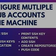 Configure Multiple Github Accounts In One Machine SSH Mac Linux Windows