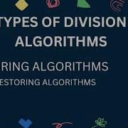 S 7 Topic Division Restoration Algorithm