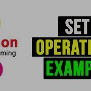 Python Programming Tutorial Set Operations Part 2