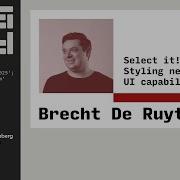 Styling New HTML UI Capabilities Brecht De Ruyte CSS Day 2025