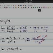 Calc 1 Review Limit Properties