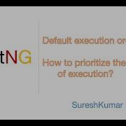 TestNG Execution Order Prioritization