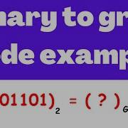 Binary To Gray Code Example Electrical Engineering