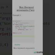 Args And Kwargs In Python