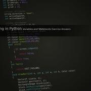 Programming In Python Variables And Statements Exercise Answers