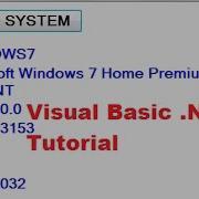Visual Basic NET Tutorial 38 Displaying Computer Information Using VB NET