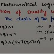 Btech Maths Hub 7050 Duality Definitions Problems Mathematical Logics MFCS DMS DMGT