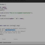 No Argument Constructor In Java Week 08 D