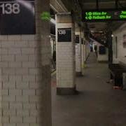 NYC Subway Tour Of Downtown Platform At 138 Street Grand Concourse Station
