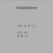 Java Deklarieren Und Initialisieren