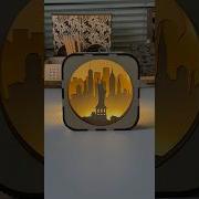 Wooden 3D New York Night Light Laser Cut With NEJE Max4