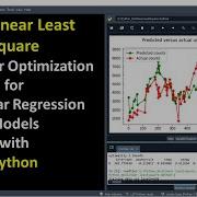Python Nonlinear Least Square Non Linear Regression Models Parameter Estimation