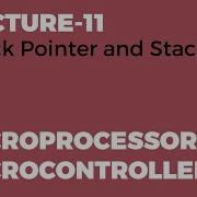 Stack Pointer And Stack Microprocessor Basics 8085