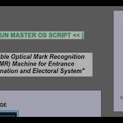 Optical Mark Recognition OMR For Entrance Examination And Electoral System Using MATLAB Simulink