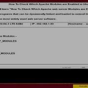 How To Check Which Apache Modules Are Enabled In Ubuntu 20 04