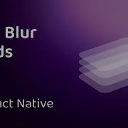 Animated Blur Cards With React Native Skia