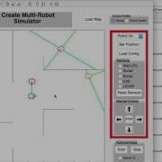 IRobot Create Multi Robot Simulator Demonstration