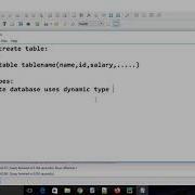 Create Table Insert Value And Data Types In Sqlite Database