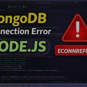 Error QuerySrv ECONNREFUSED Mongodb Tcp Complete Backend R7onesl Mongodb Net
