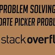 Problem Solving 15 Date Picker Problem 2