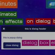 Coding 9 Animated Transition Effects On Dialog Box Using Jquery Mobile Jquery Mobile Animations