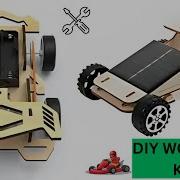 Solar Car Wooden Assembly DIY Kit