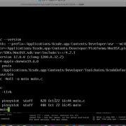 Hello World C Program In Pure Command Line Using VIM For MAC OSX LINUX