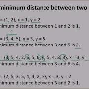 Find The Minimum Distance Between Two Numbers GeeksforGeeks