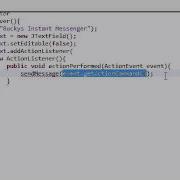 Intermediate Java Tutorial 39 GUI For Bucky Instant Messenger