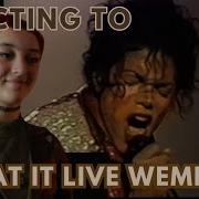 REACTING TO BEAT IT WEMBLY HANNAH S COMMENTARY MICHAEL JACKSON