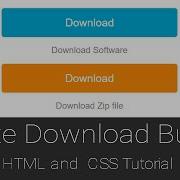 How To Create Download Button HTML And CSS