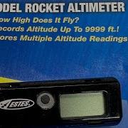 Estes Model Rocket Altimeter Test In My RC Airplane