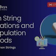 Python Strings String Manipulation In Python Python Tutorials For Beginners H2kInfosys