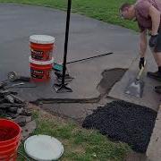 How To Repair Asphalt Pothole In Driveway Quick And Easy With Aquaphalt