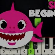 Baby Shark Song SLOW BEGINNER PIANO TUTORIAL SHEET MUSIC By Betacustic