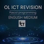 OL ICT Revision Pascal Programming English Medium