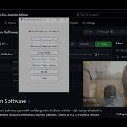 Custom Face Detection Software System Presentation Python Tkinter OpenCV Google MediaPipe