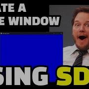 Создайте игровое окно используя SDL3 и C